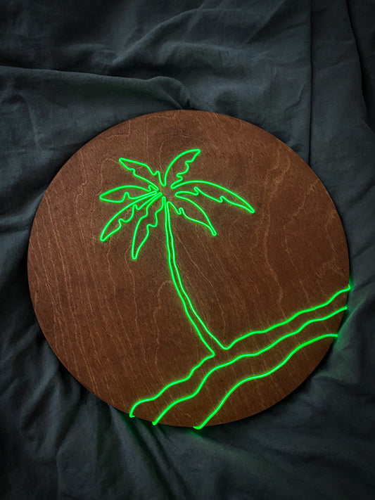 Palm Tree - EL Neon Sign